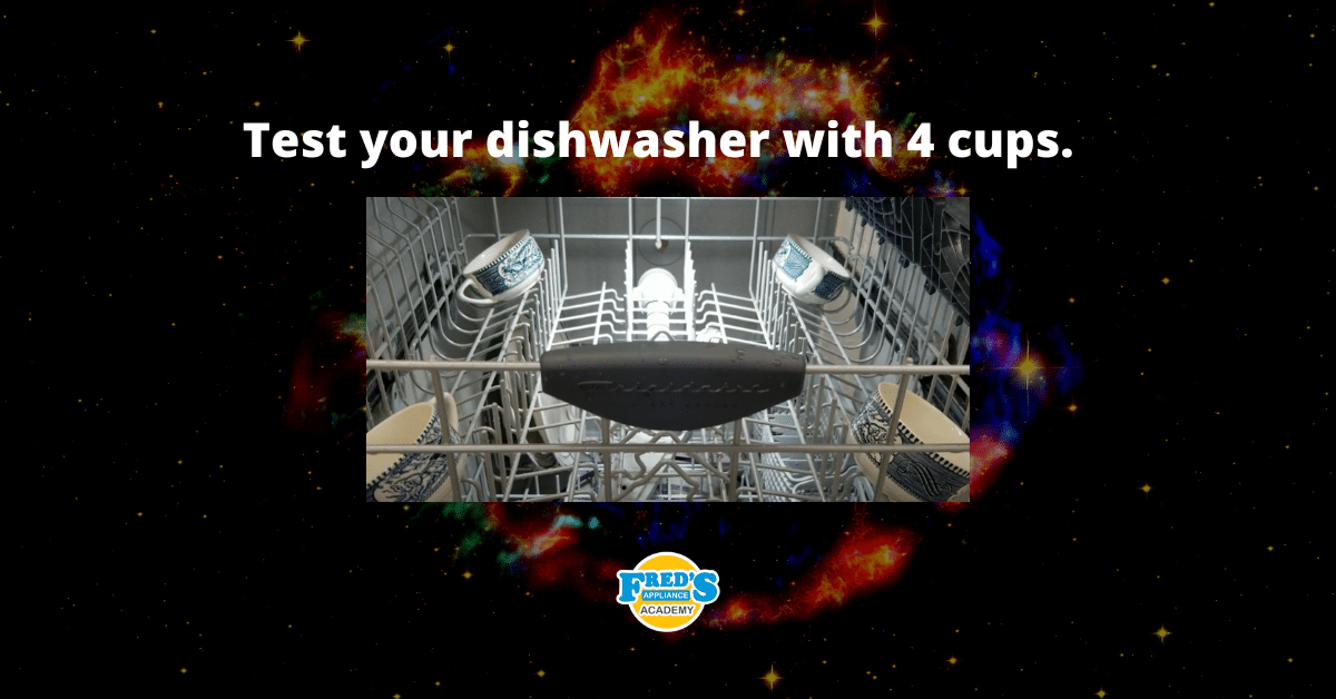 Featured image for “Is your dishwasher washing properly? Try the cup test!”